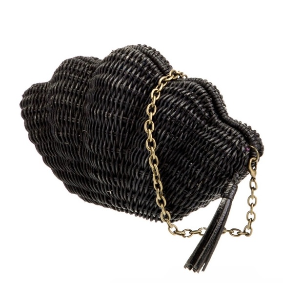 Kayu wicker vintage reformation black small shoulder bag - Picture 2 of 9